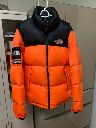Supreme x The North Face 2016FW Nuptse Jacket "Orange"