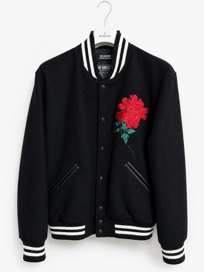 ワイルドサイド ヨウジヤマモト × ヒステリックグラマー フライングV スタジャン XLサイズ / WILDSIDE YOHJI YAMAMOTO × HYSTERIC GLAMOUR "FLYING V" STADIUM JUMPER