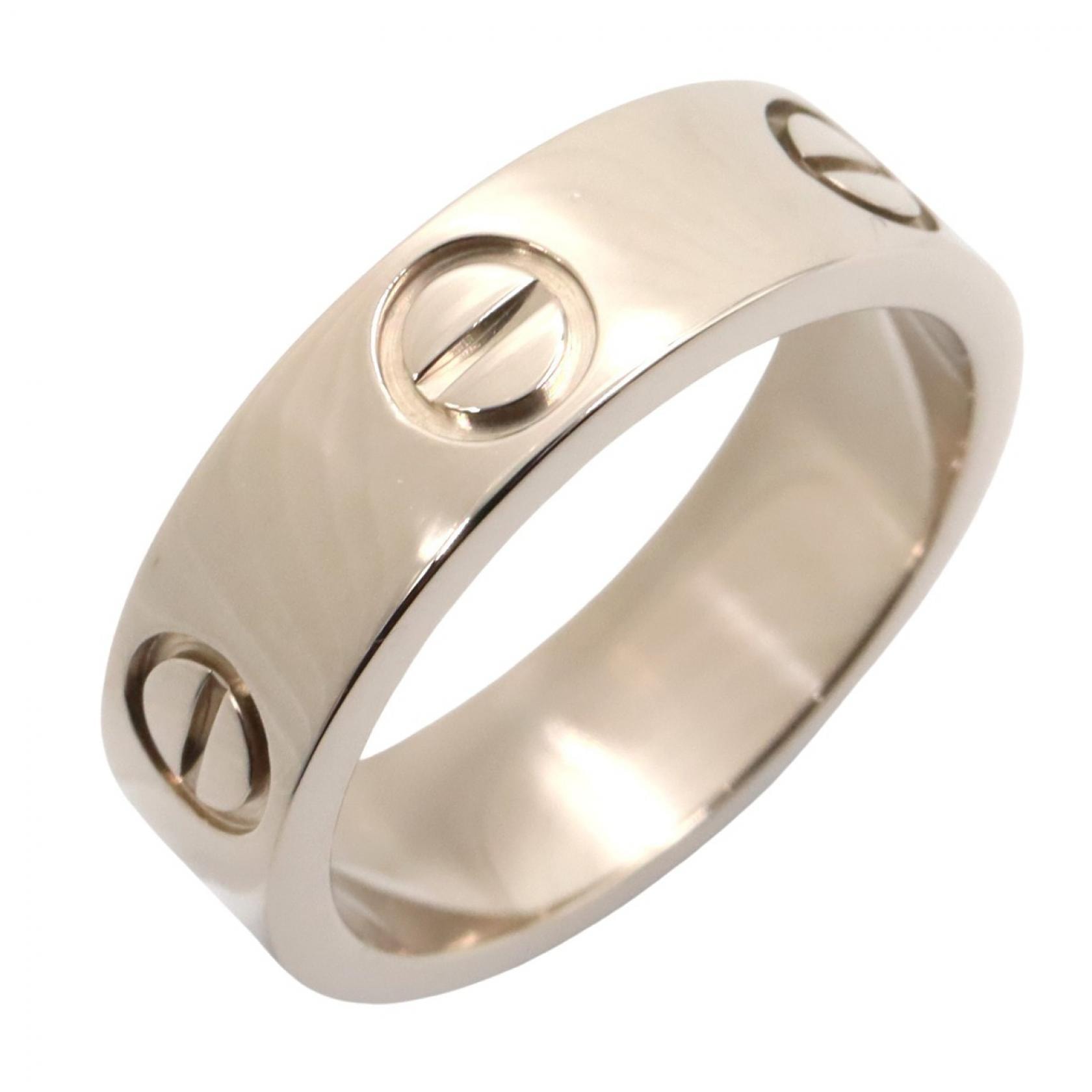 カルティエ CARTIER ラブリング リング・指輪 ジュエリー K18WG(ホワイトゴールド) レディース シルバー系 【中古】