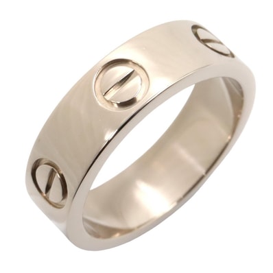 カルティエ CARTIER ラブリング リング・指輪 ジュエリー K18WG(ホワイトゴールド) レディース シルバー系 【中古】