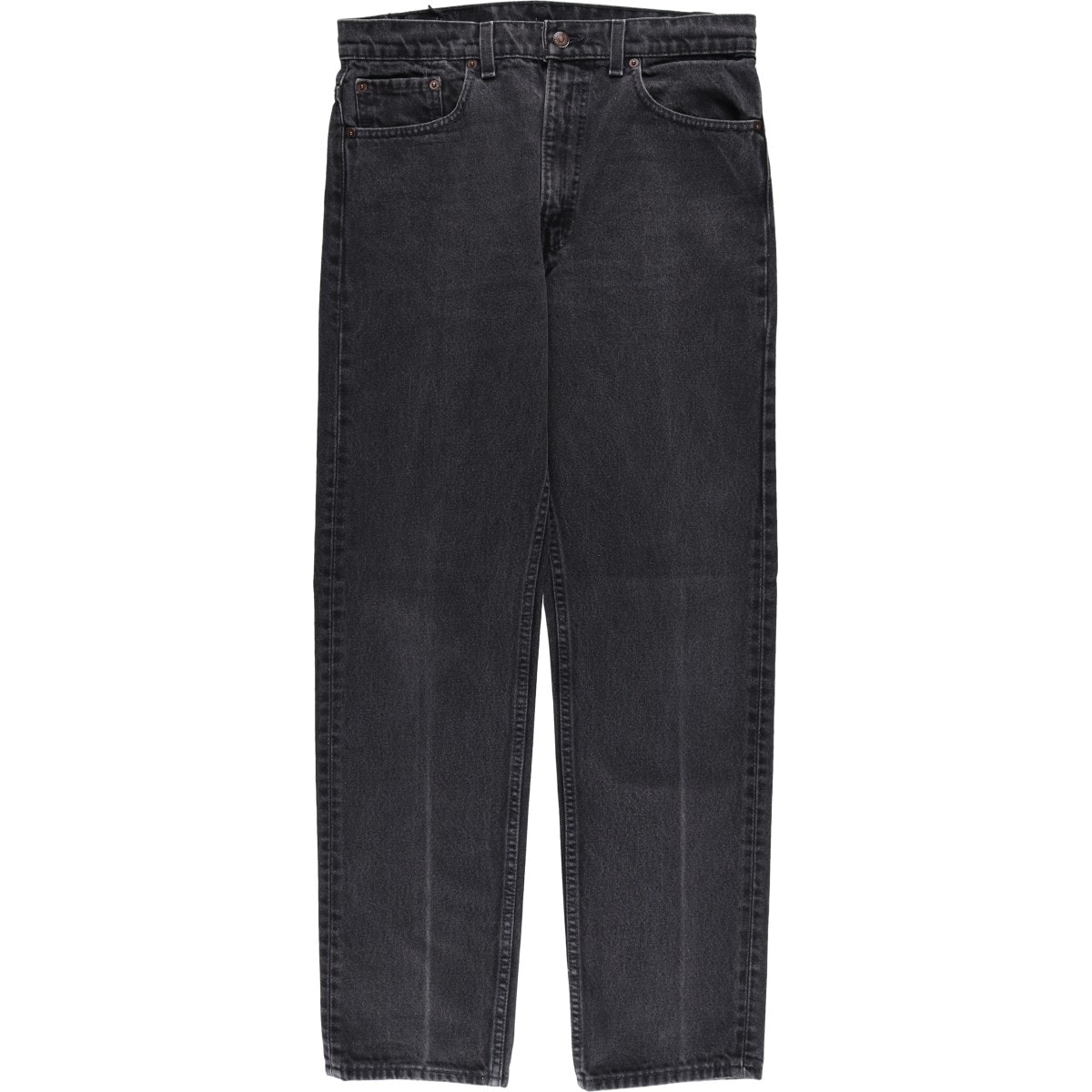古着 90年代 リーバイス Levi's 505 STRAIGHT LEG REGULAR FIT ブラックデニム テーパードデニムパンツ USA製 メンズw33相当 ヴィンテージ/evb033604