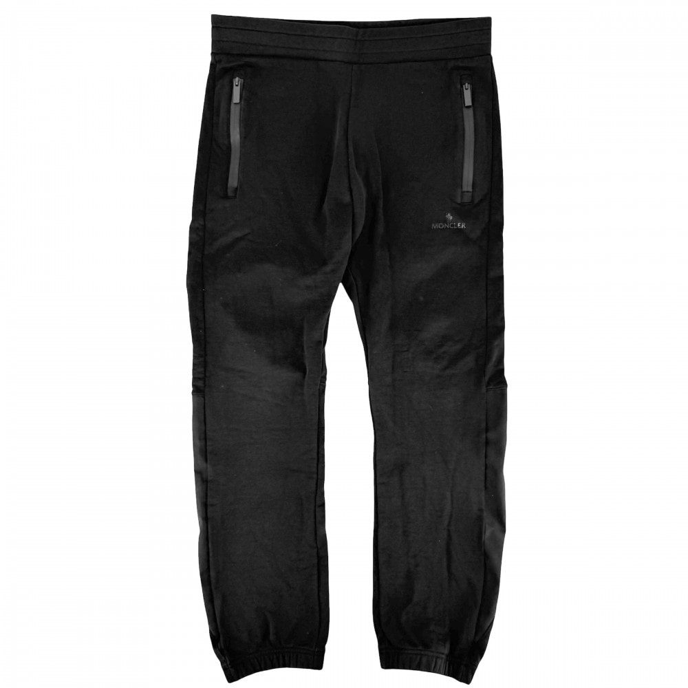 MONCLER モンクレール パンツ スウェット PANTALONE ボトムス アパレル 服 M G20918H00004 ブラック  コットン    メンズ【中古品】