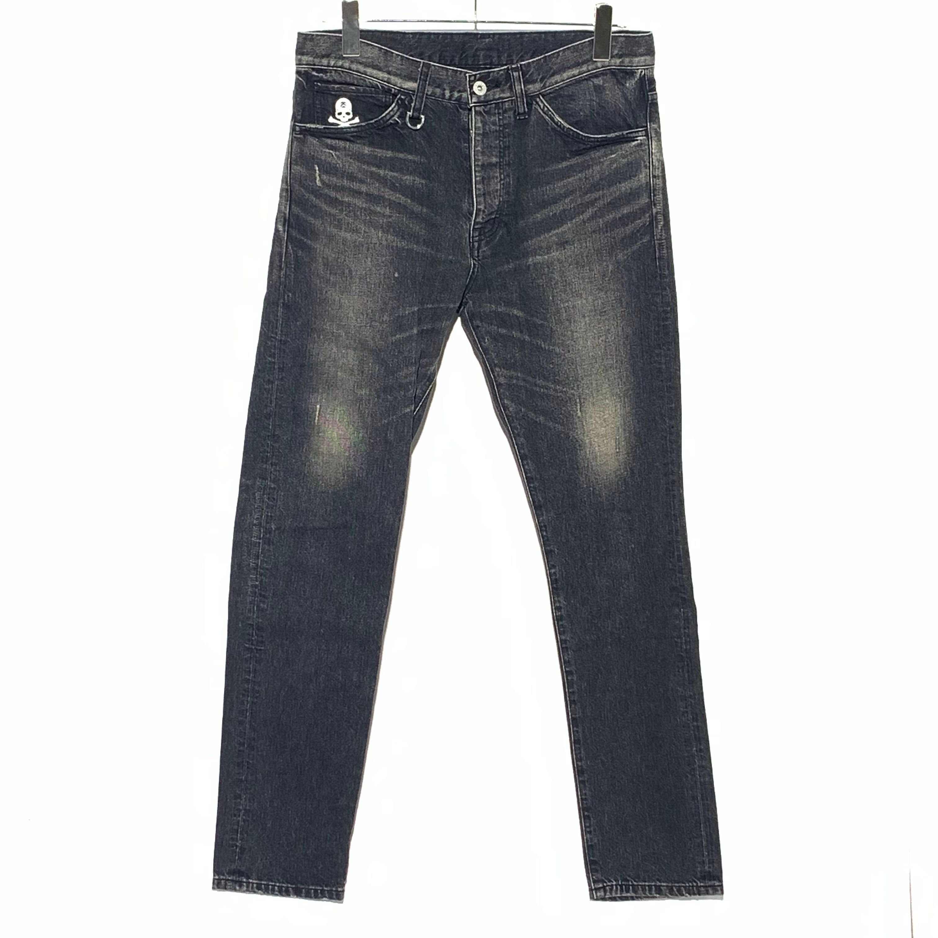 STUSSY MASTERMIND damagedenimpant Black