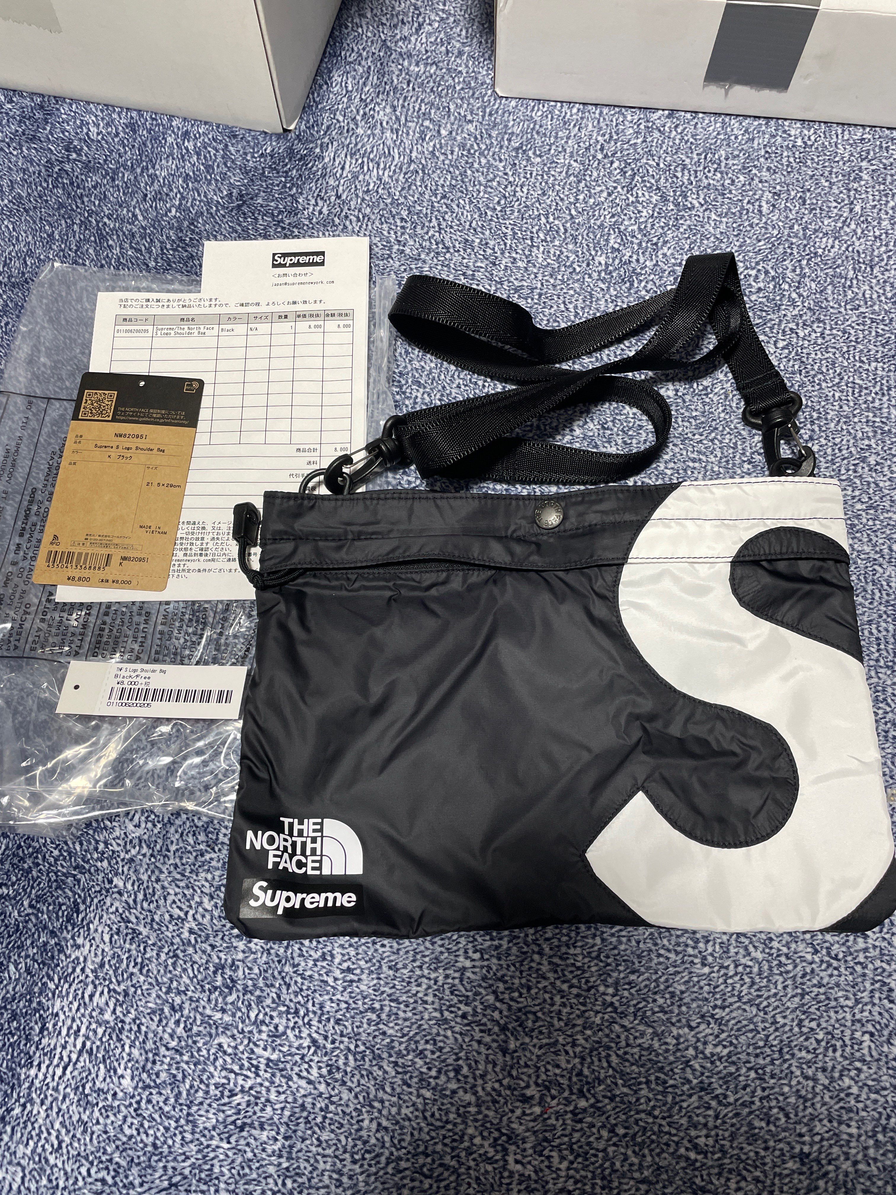 Supreme x The North Face S Logo Shoulder Bag "Black"