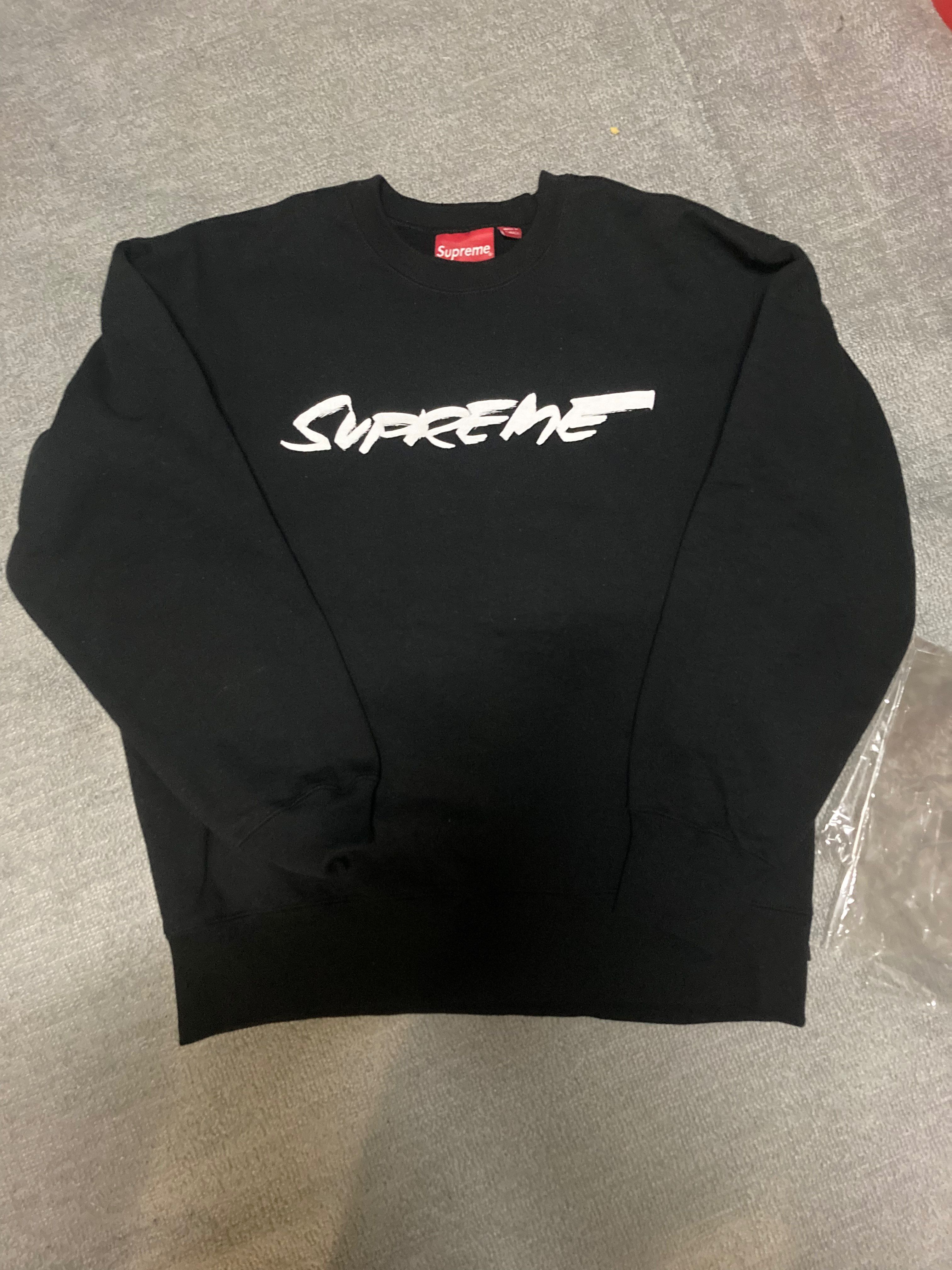Supreme Futura Logo Crewneck "Black"