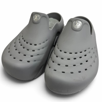 良品 ルイヴィトン サンダル グレー メンズ 8