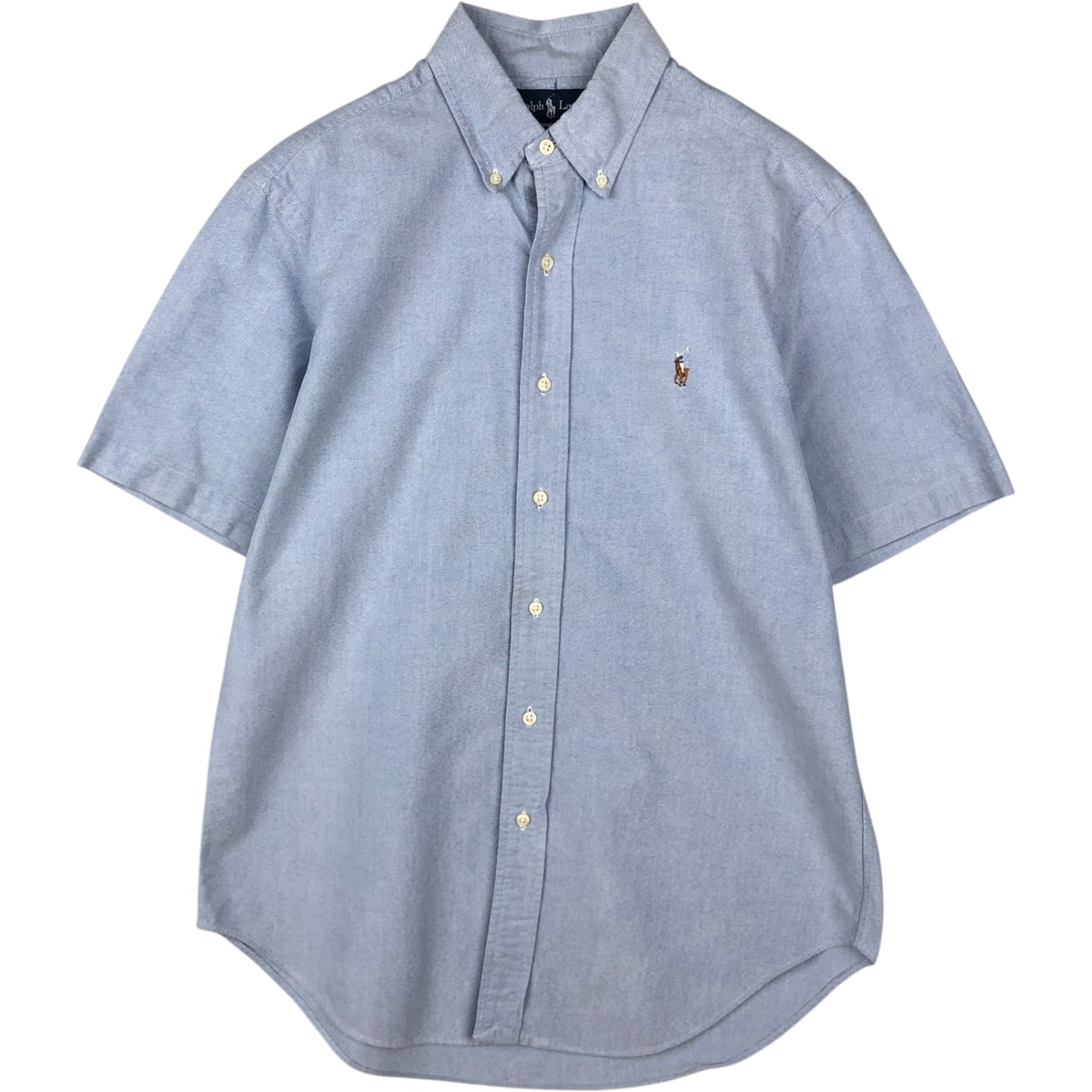 古着 ラルフローレン Ralph Lauren CLASSIC FIT クラシックフィット 半袖 ボタンダウンシャツ メンズM相当/eaa623558