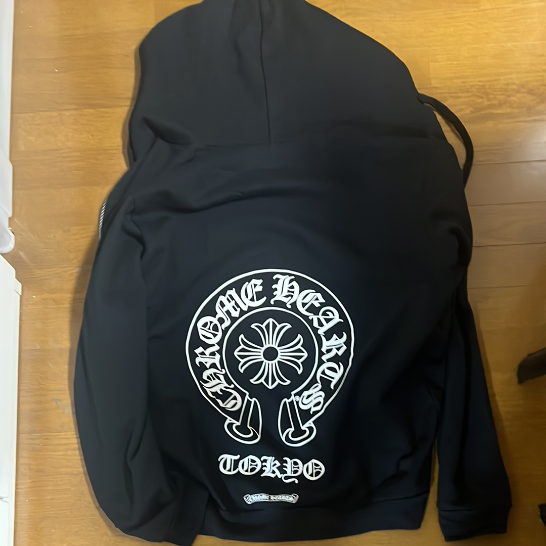 クロムハーツ ホースシュー フローラルクロス ジップアップ フーディー