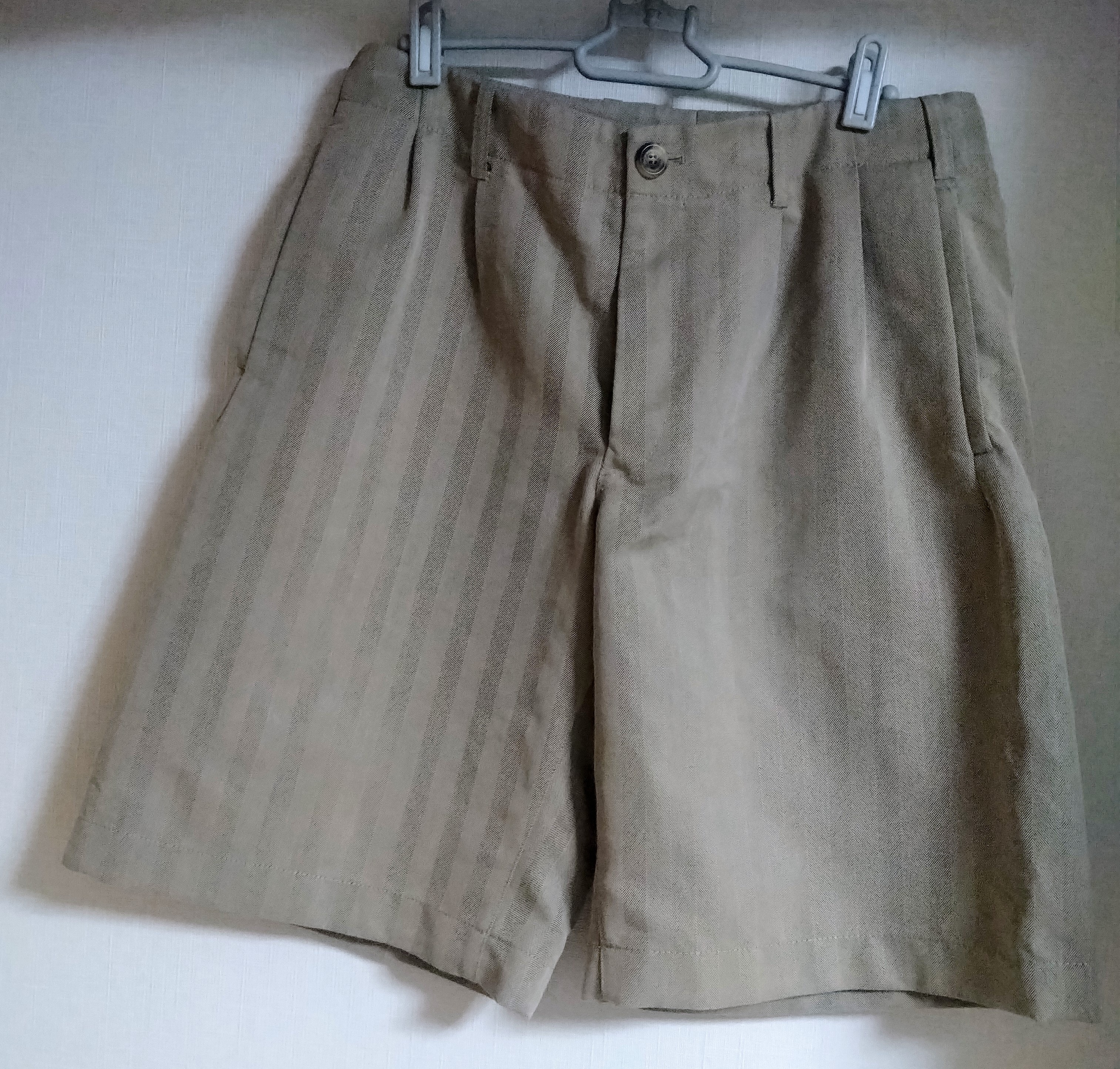 OUR LEGACY Work Shop x Emporio Armani Gonfi Shorts "Polvere Herringbone"