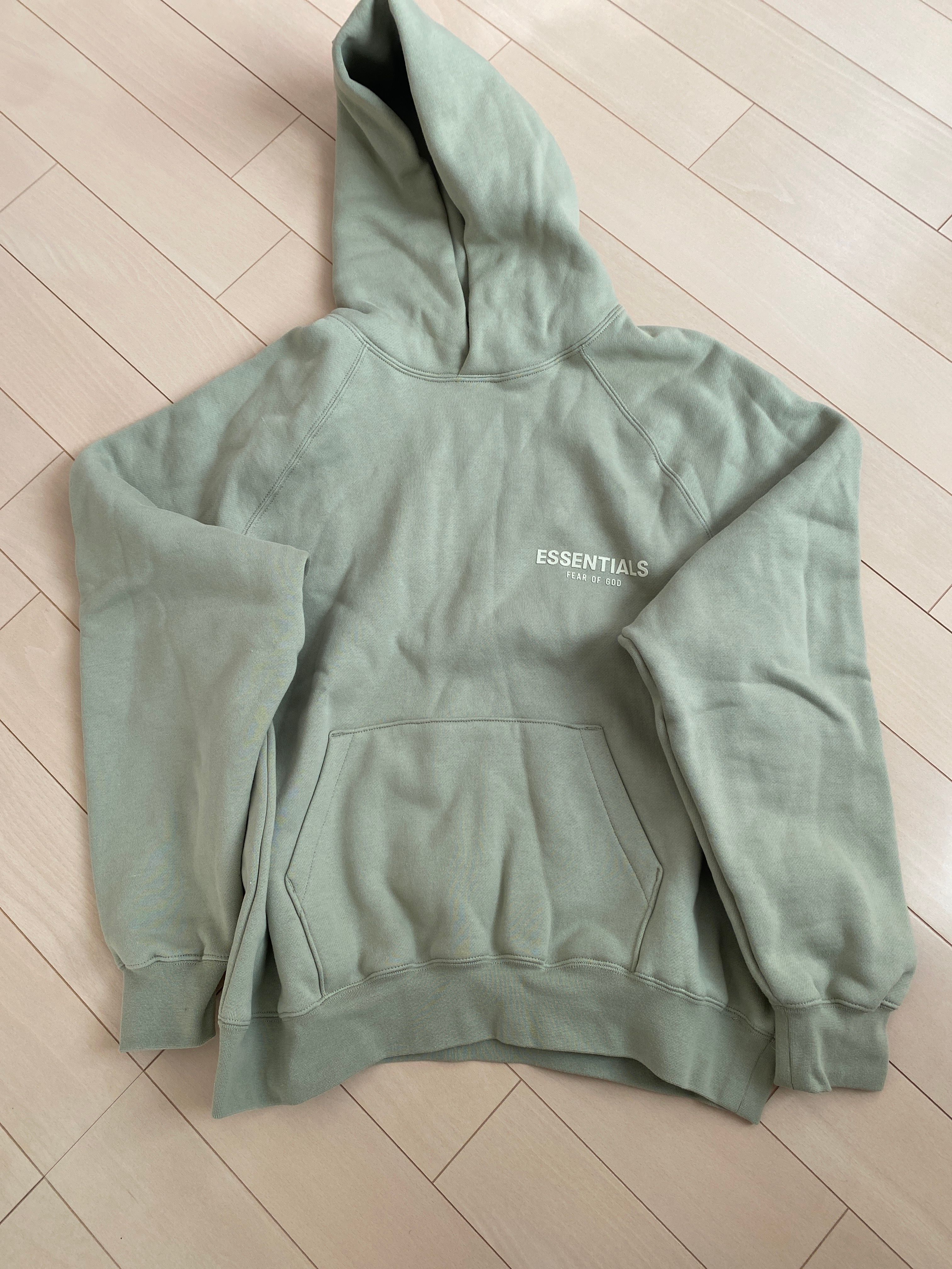 FEAR OF GOD ESSENTIALS HOODIE "Sea Foam"