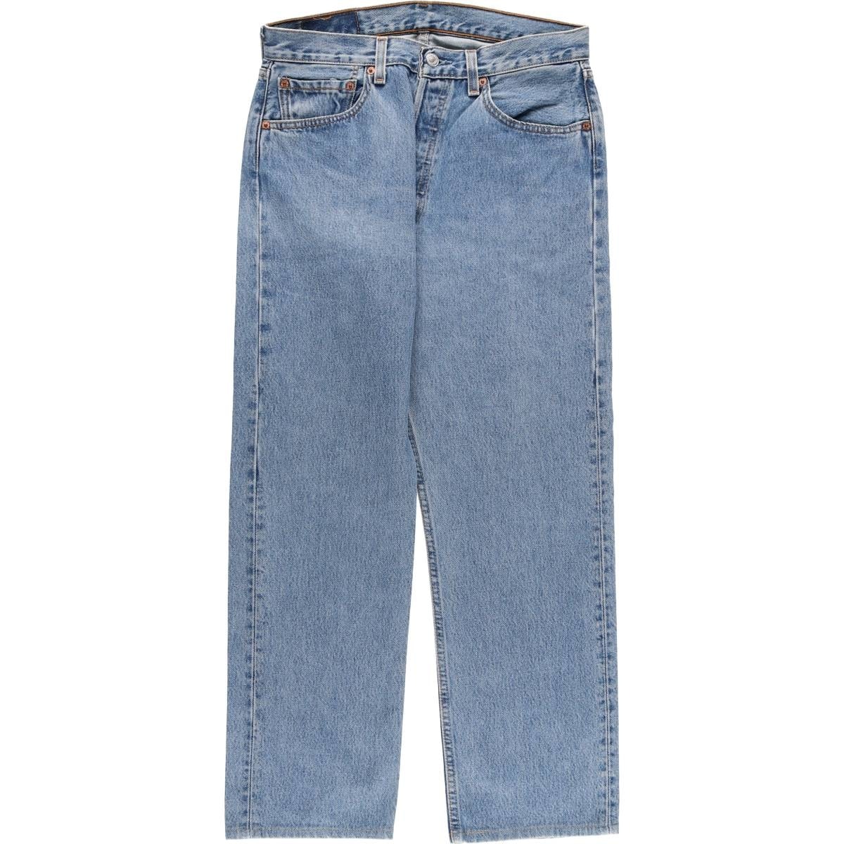 古着 00年代 リーバイス Levi's 6501-0193 ストレートデニムパンツ USA製 レディースXL(w32)相当/evb031278