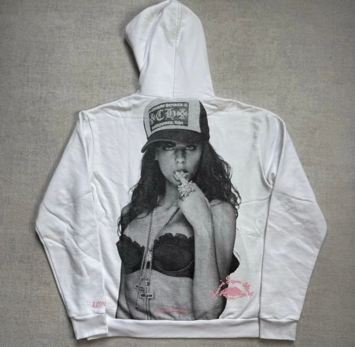 Chrome Hearts LLS Hoodie "White"