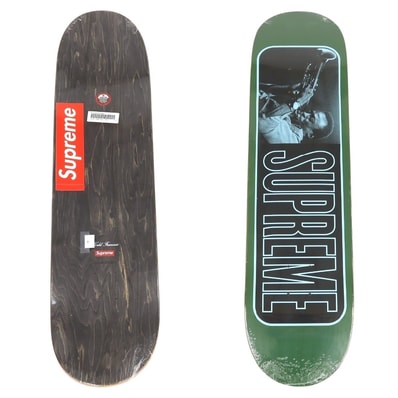 【中古】シュプリーム Supreme 2021年春夏 Miles Davis Skateboard スケートボード デッキ スケボー グリーン【サイズ8.375×32.125】【メンズ】