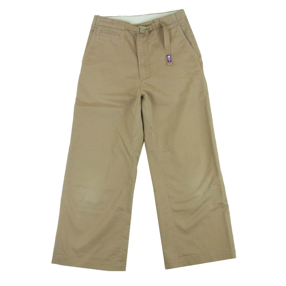 THE NORTH FACE ノースフェイス パンツ NTW5053N PURPLE LABEL パープルレーベル Stretch Twill Baggy Pants ストレッチ ツイル バギー パンツ ベージュ系 S【中古】