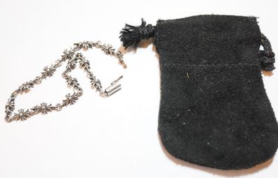 Chrome Hearts Tiny E CH Plus Bracelet 13Link "Silver"