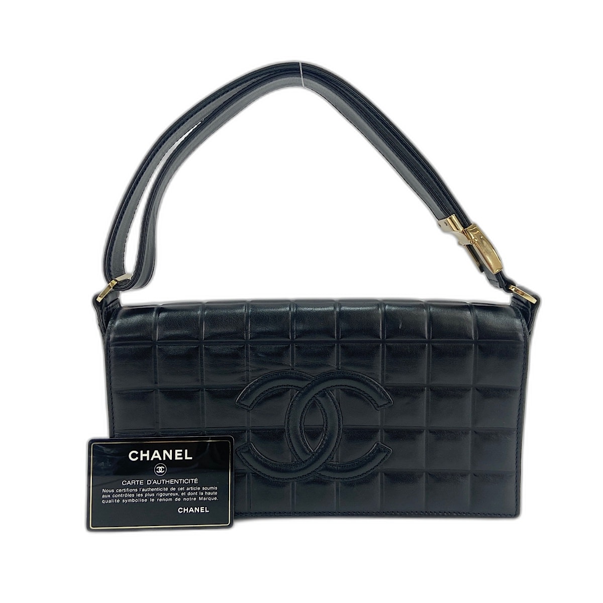 シャネル CHANEL チョコバー ショルダーバッグ【中古】