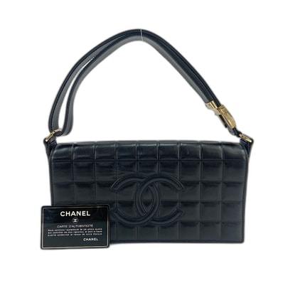 シャネル CHANEL チョコバー ショルダーバッグ【中古】
