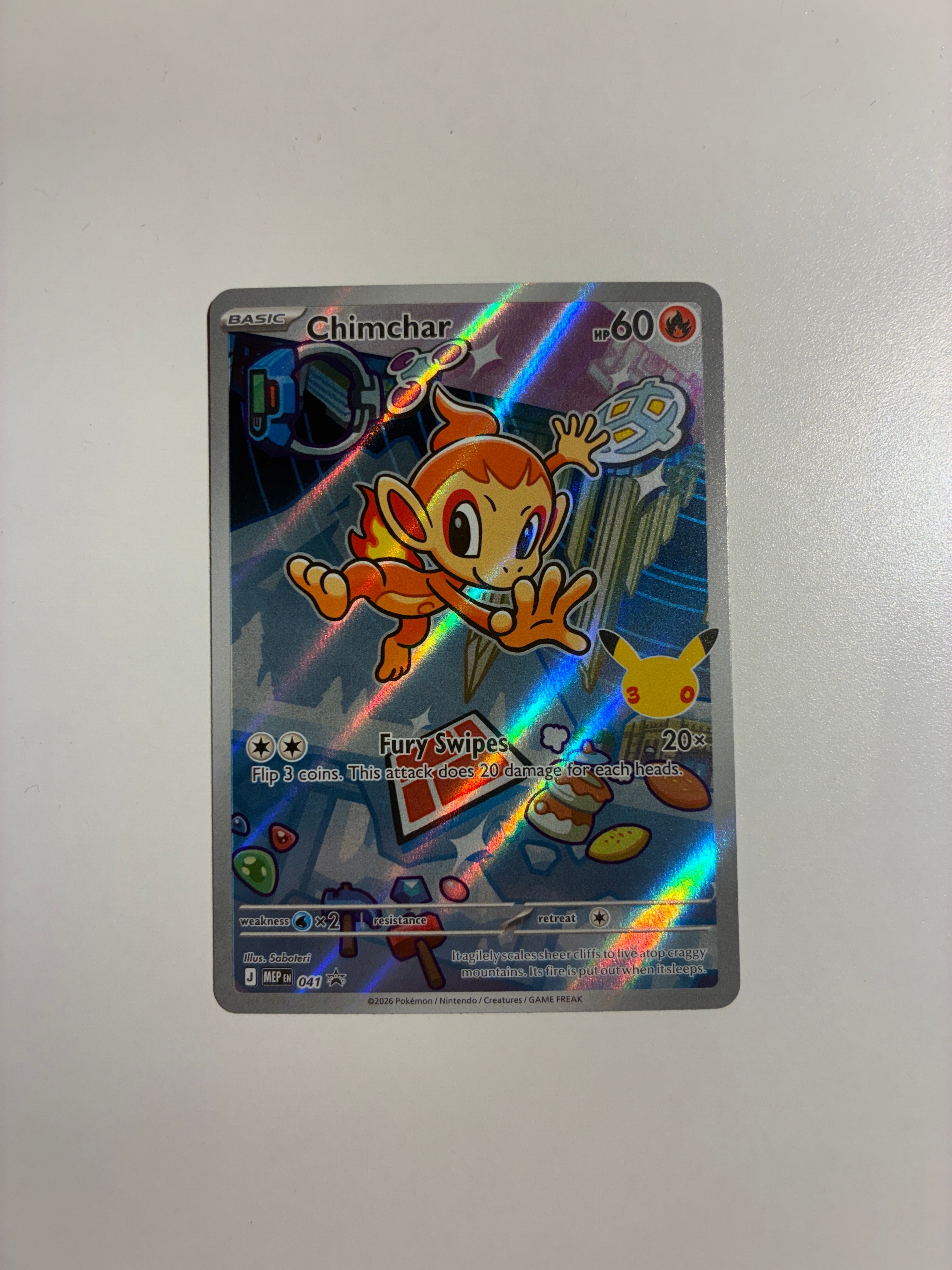 ヒコザル P [MEP EN 041]【英語版】(メガエボリューション「ファーストパートナー イラストレーション コレクション セット シリーズ1」)