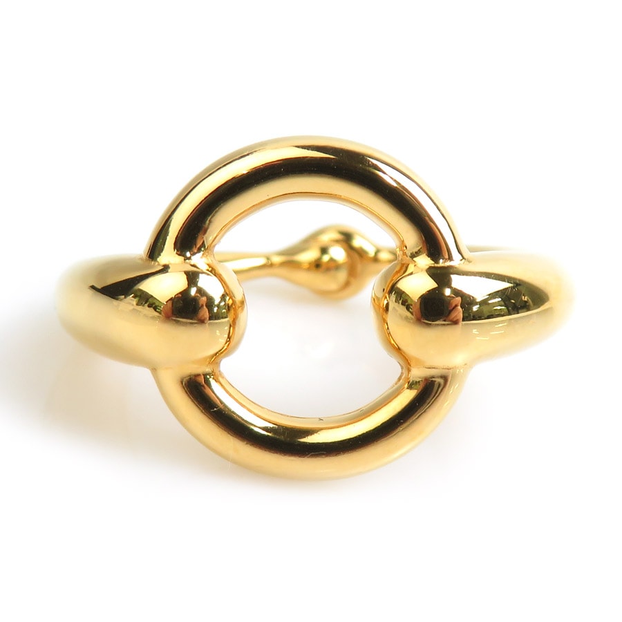 エルメス HERMES スカーフリング メタル ゴールド レディース【中古】 e60906a