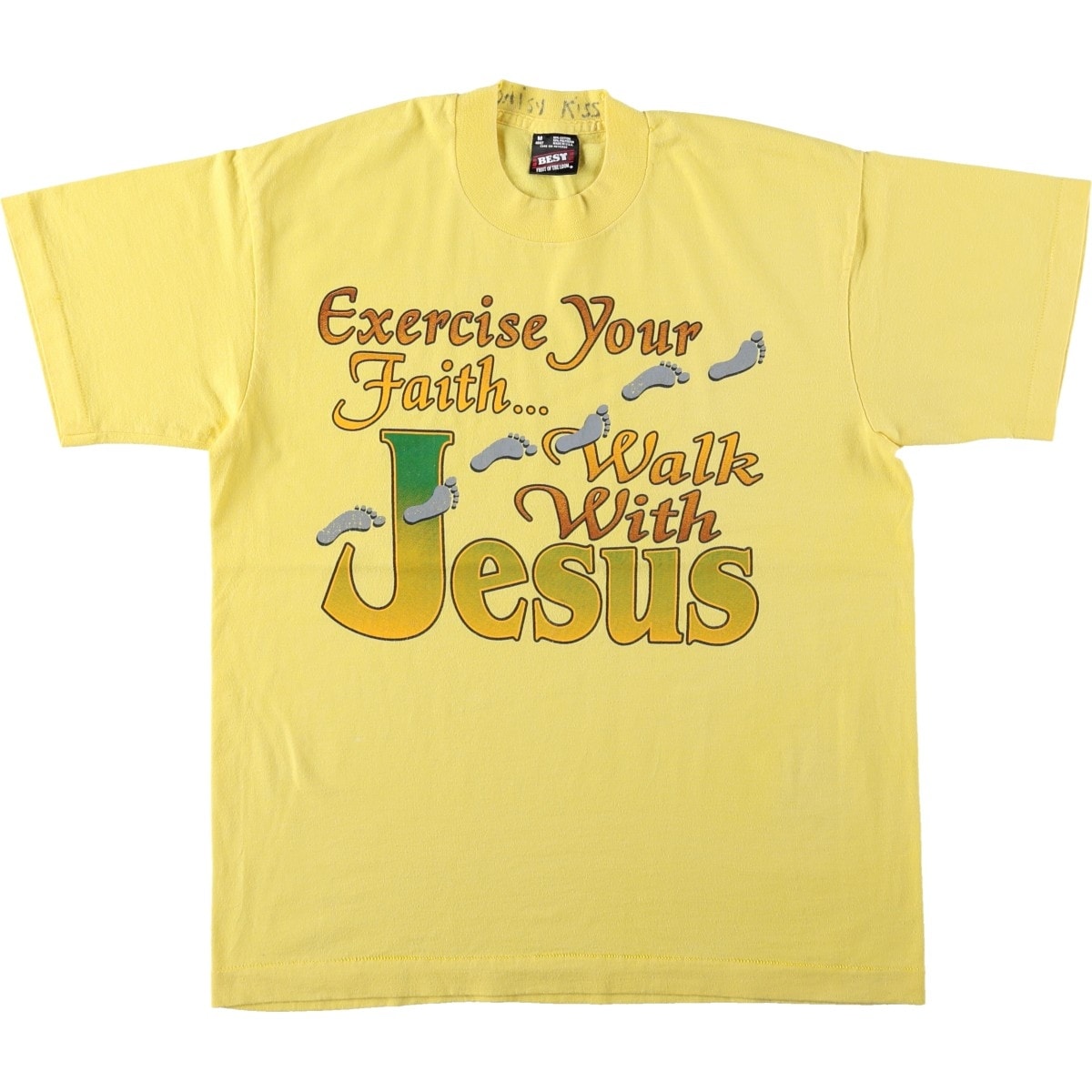 古着 90年代 フルーツオブザルーム FRUIT OF THE LOOM BEST プリントTシャツ USA製 メンズM相当 ヴィンテージ/eaa642624