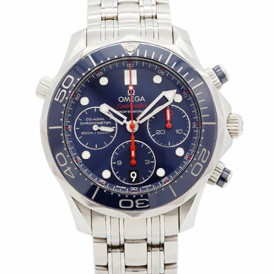 【6wgd0302】オメガ シーマスター ダイバー300M コーアクシャル 212.30.42.50.03.001 ネイビー文字盤【中古】腕時計 メンズ