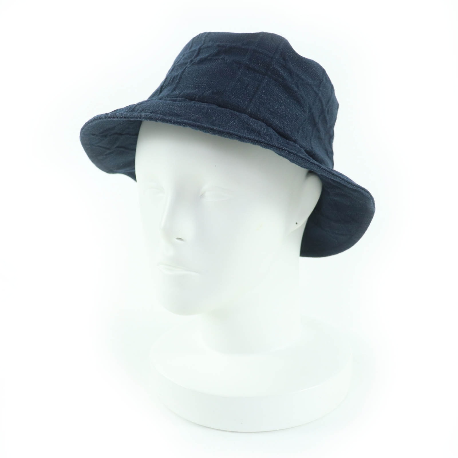 極美品 クリスチャンディオール ハット TEDDY-D インディゴブルー 57