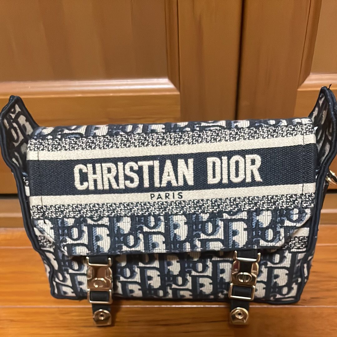 Dior Camp Small Bags Oblique Embroidery "Blue"