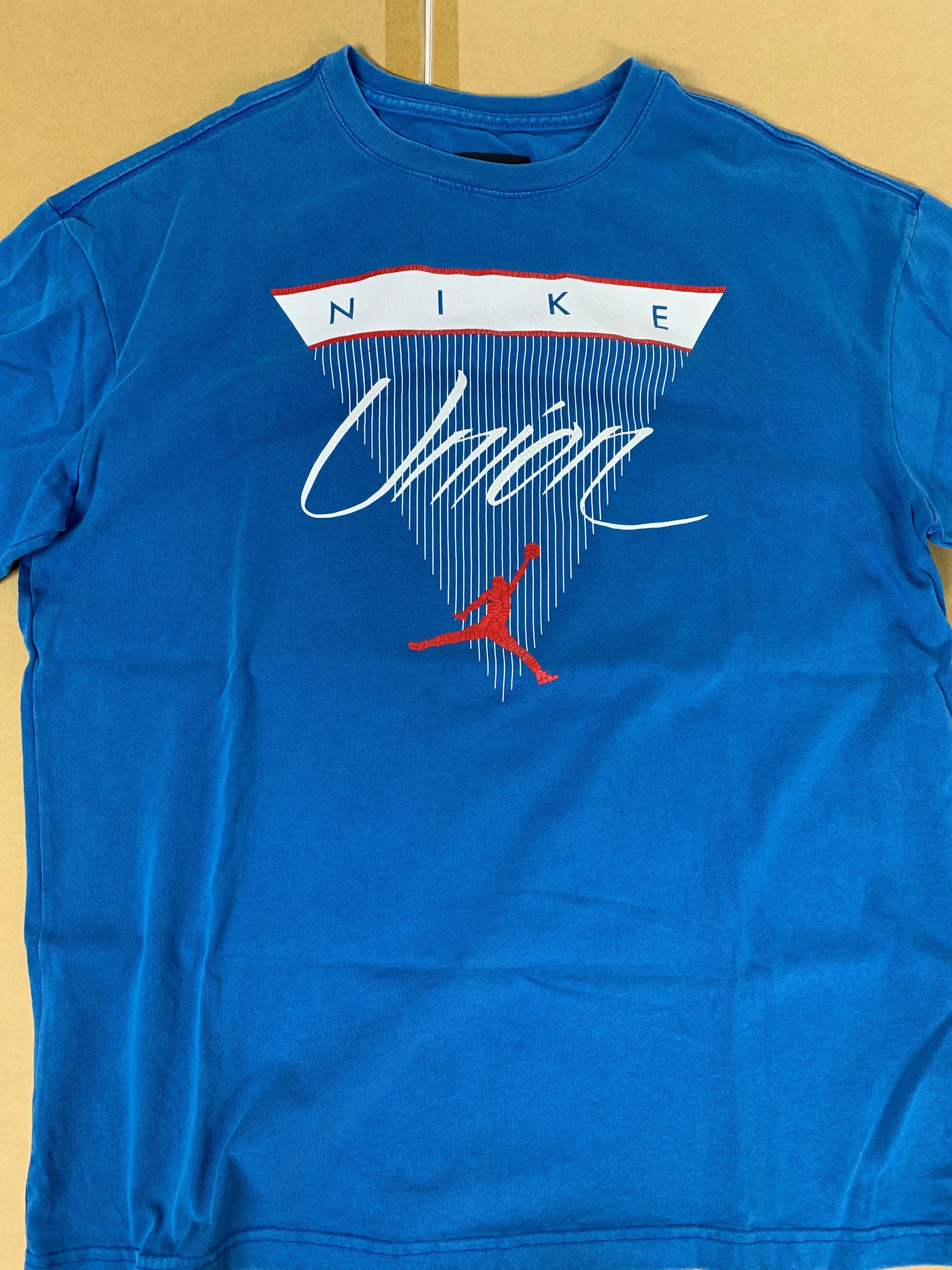 Air Jordan x Union NRG Vault Flight Triangle Tee "Blue"