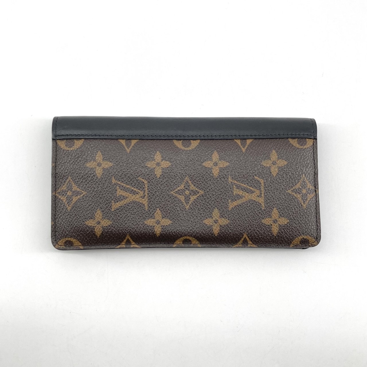 LOUIS VUITTON(ルイ・ヴィトン) モノグラム マカサー ポルトフォイユ タノン レザー M93800 長財布 ブラウン×ブラック