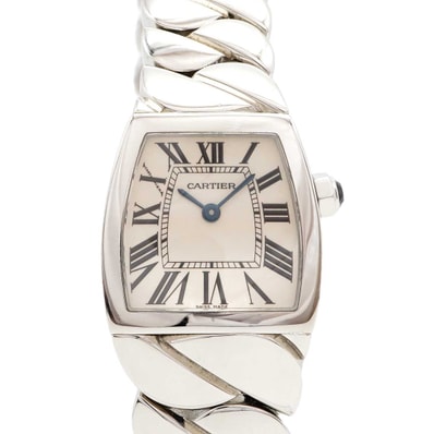 【6wdd0292】カルティエ ラドーニャSM W660012I アイボリー文字盤【中古】腕時計 レディース
