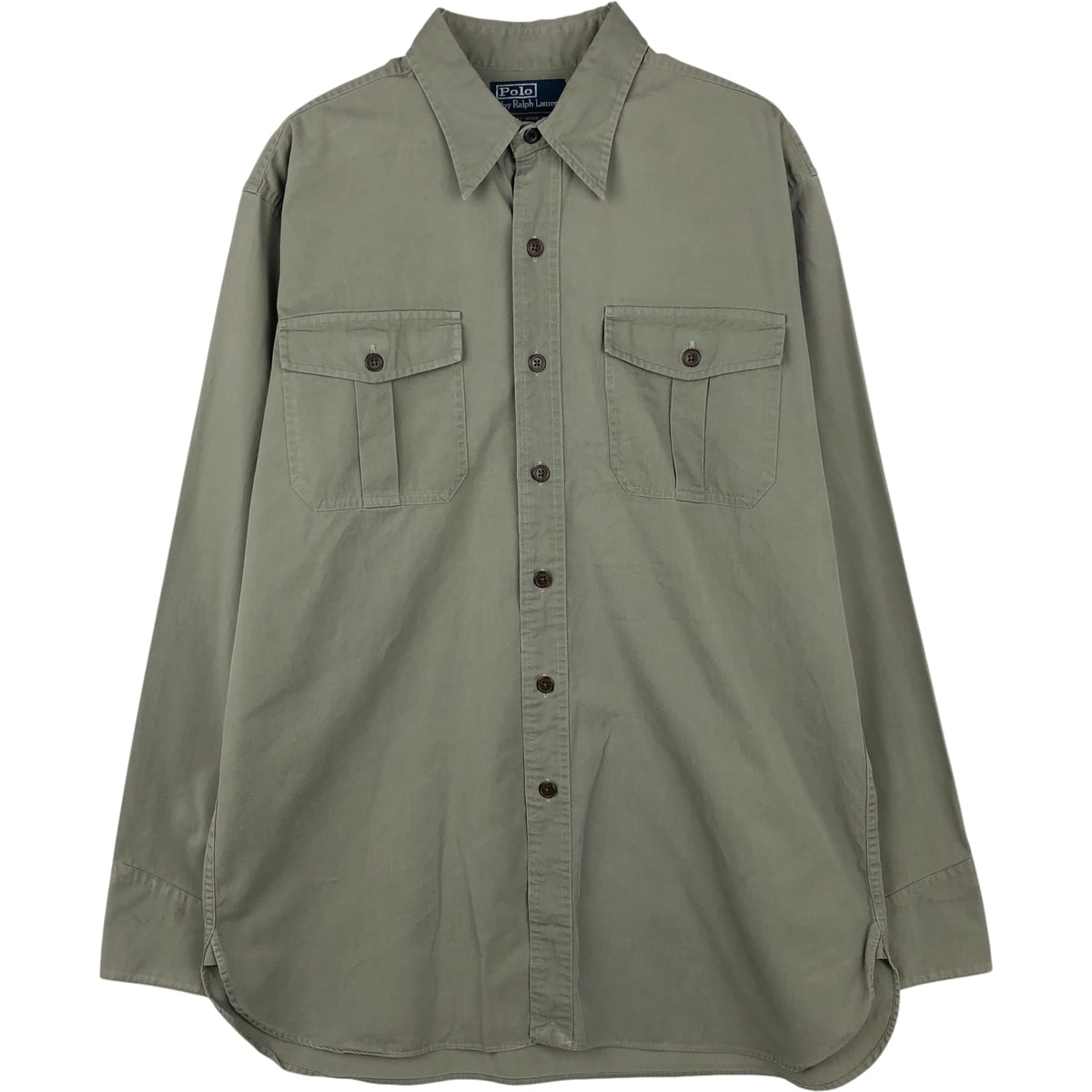 古着 ラルフローレン Ralph Lauren POLO by Ralph Lauren TOBIAS WORKSHIRT 長袖 コットンシャツ メンズM相当/eaa615299