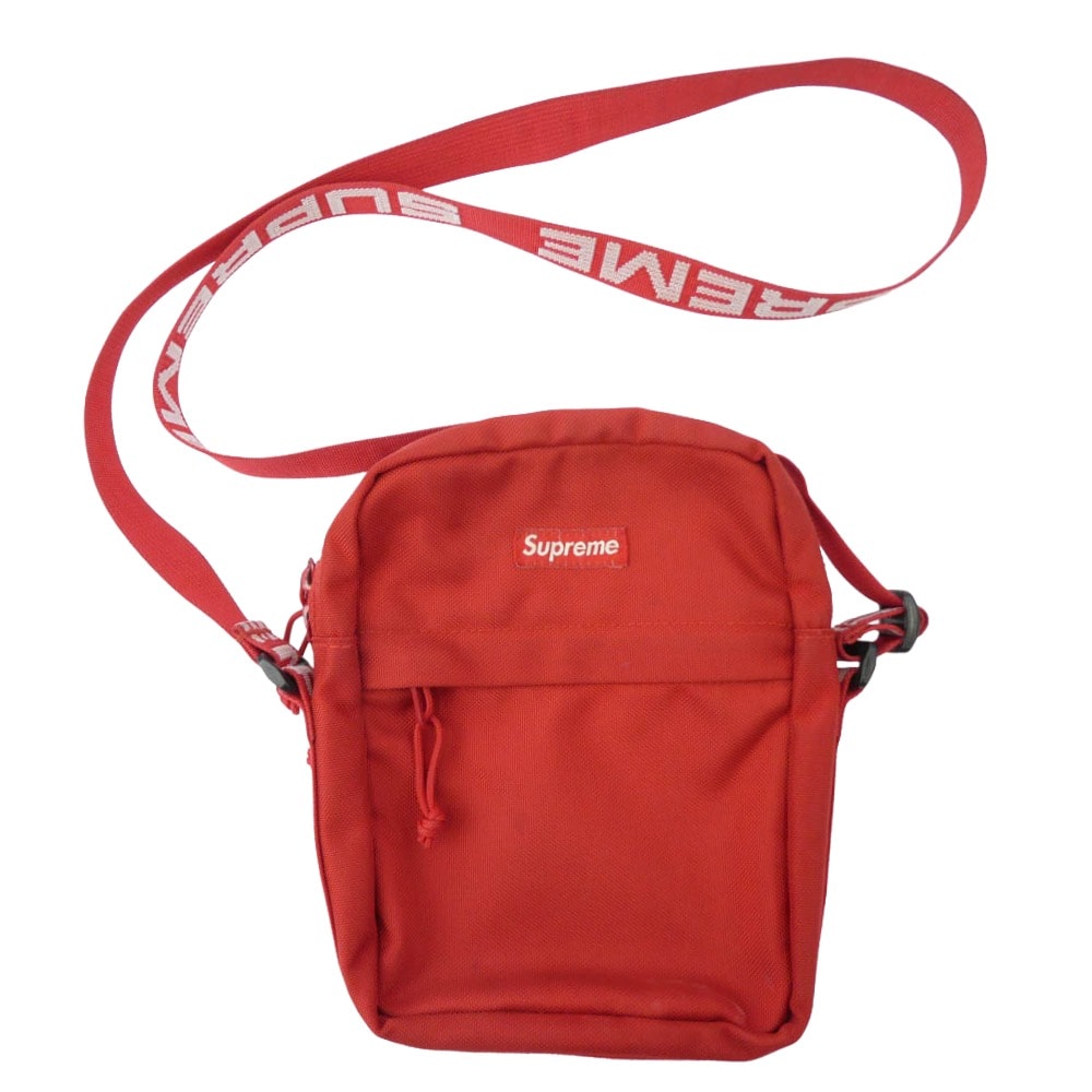 Supreme シュプリーム ショルダーバッグ 18SS Shoulder Bag CORDURA コーデュラ ショルダーバッグ レッド系【中古】