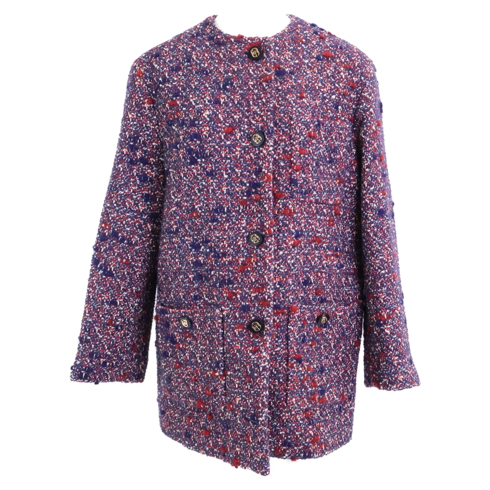 グッチ 【新品/国内正規】836492 ブークレ ノーカラージャケット 38