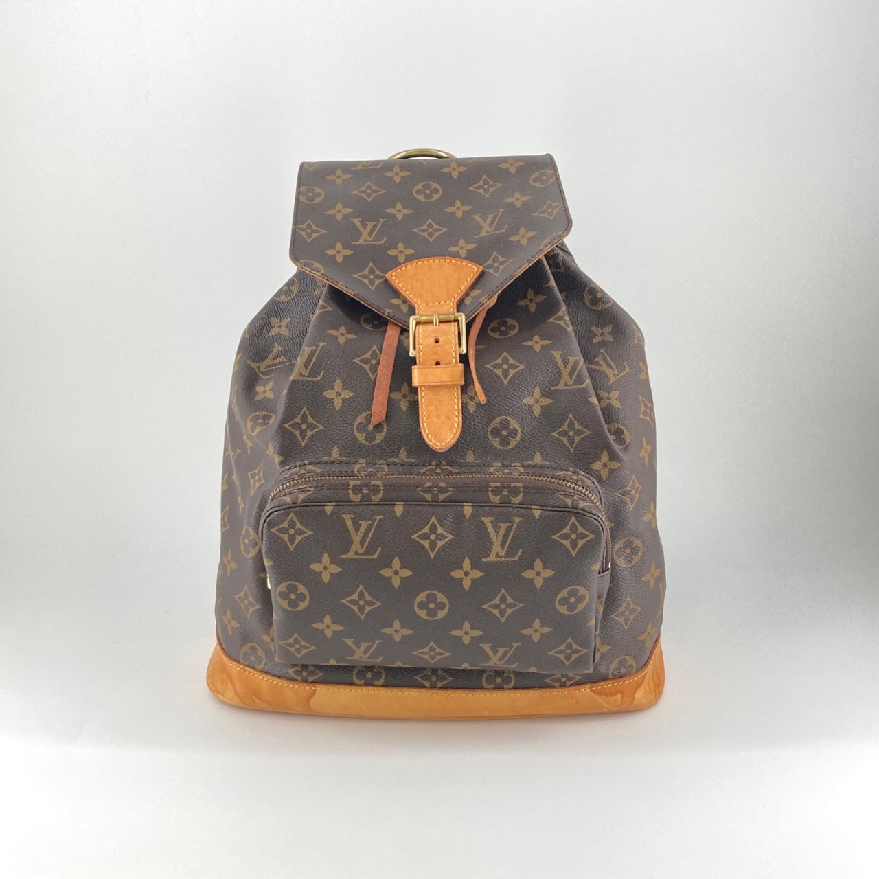 LOUIS VUITTON(ルイ・ヴィトン) モノグラム モンスリGM M51135 リュック・デイパック ブラウン
