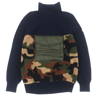 美品 モンクレール
プルオーバー CICLISTA ネイビー カーキ メンズ M