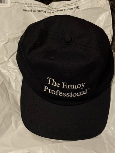 ENNOY Professional Cotton Cap "Black" (25SS)