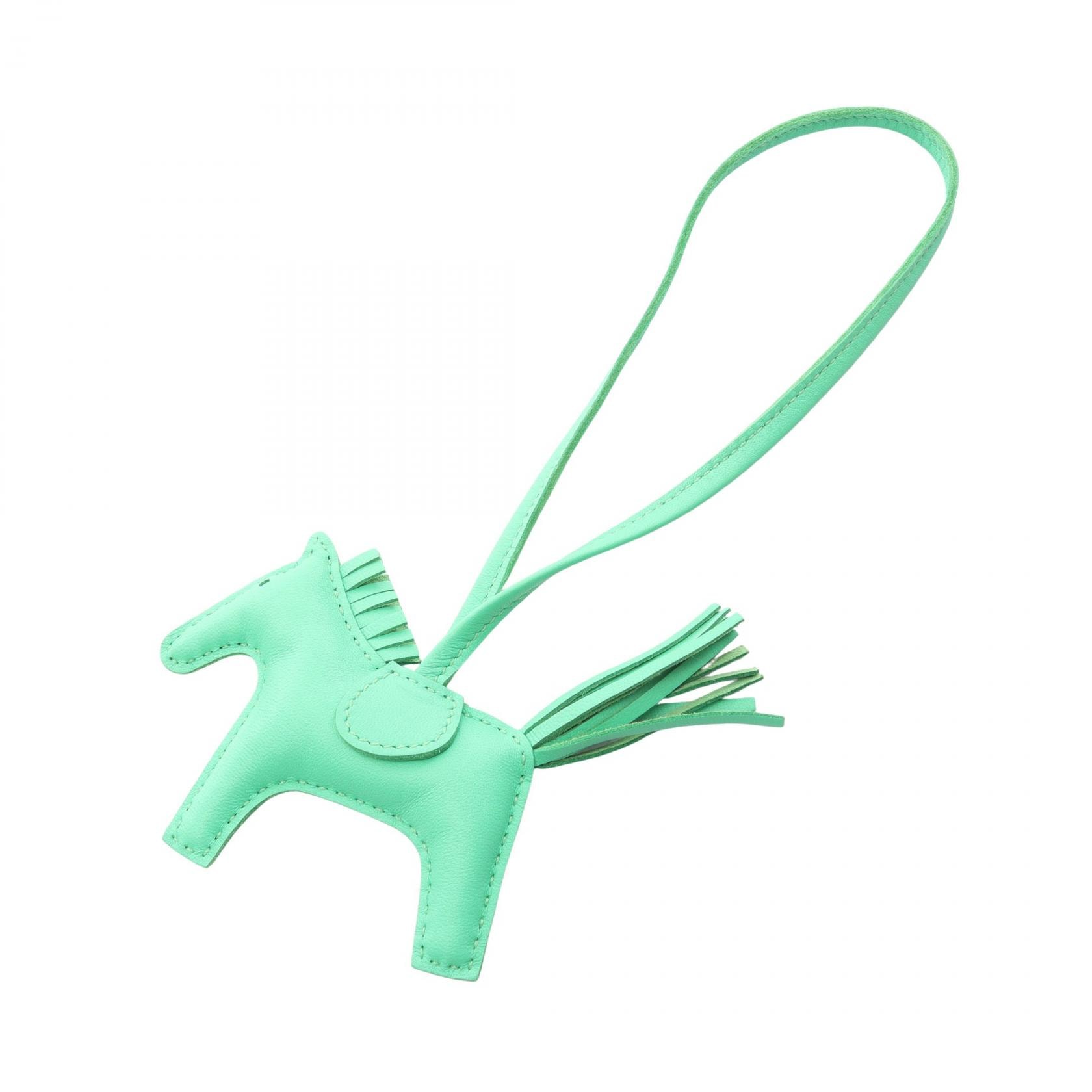 エルメス HERMES ロデオPM チャーム アクセサリー レザー アニョーミロ アニョーミロ ヴェールコミック B刻印(2023年製造) レディース グリーン系 【中古】