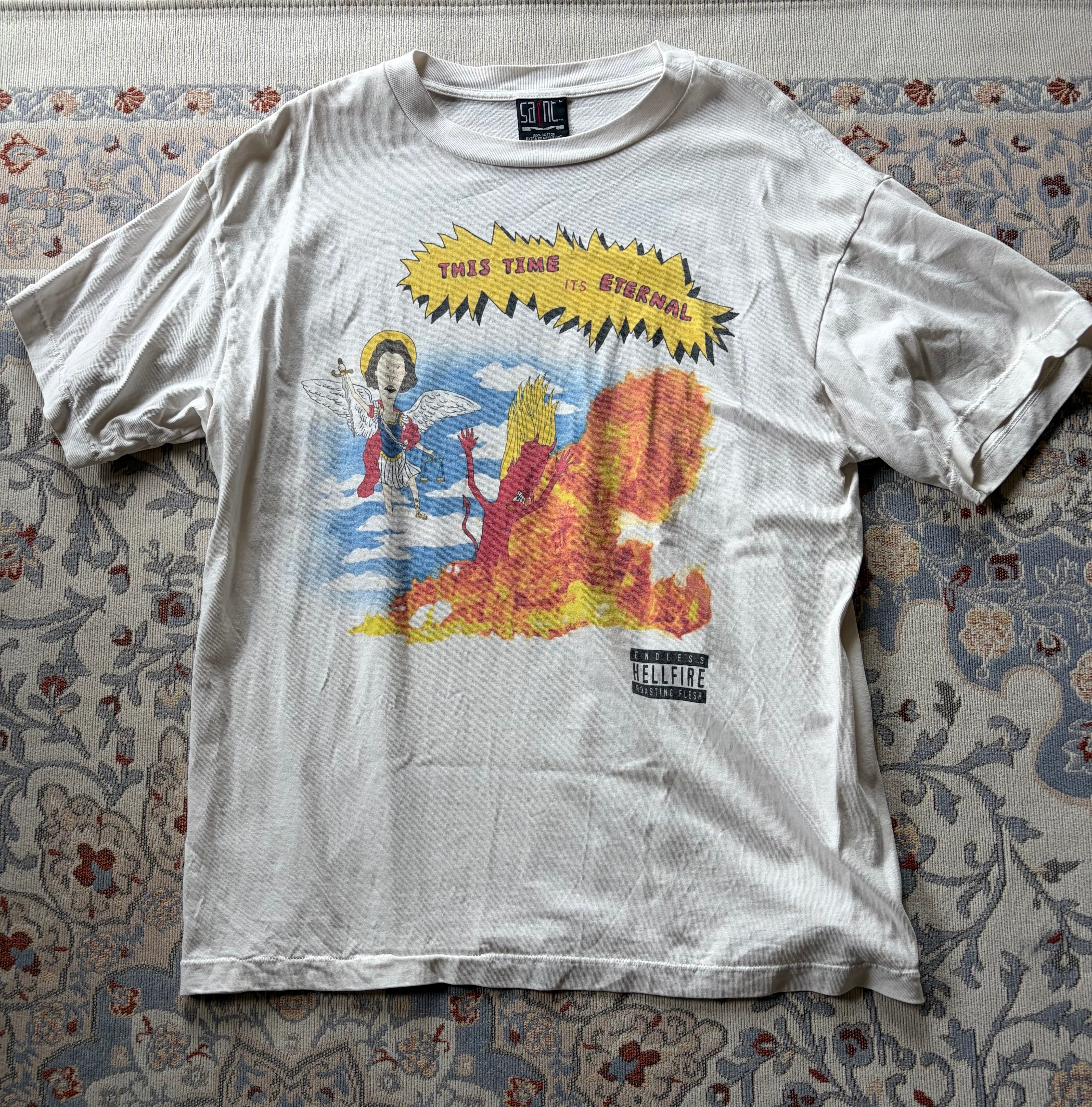 SAINT Mxxxxxx SS Tee/Time Is Etrnl "White"