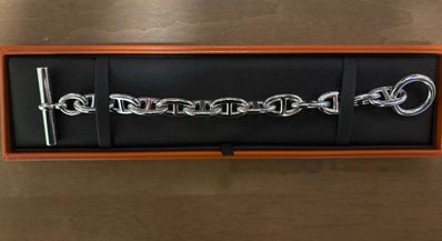 Hermes Chaine D'ancre TGM Bracelet "Silver"