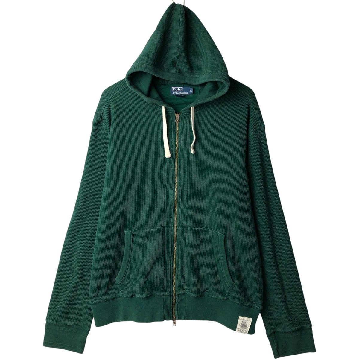 古着 ラルフローレン Ralph Lauren POLO by Ralph Lauren サーマル スウェットフルジップパーカー メンズXL相当/eaa596981