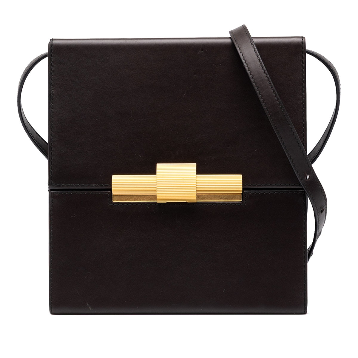 ボッテガヴェネタ デイジー 斜め掛け ショルダーバッグ ブラウン レザー レディース BOTTEGAVENETA 中古
