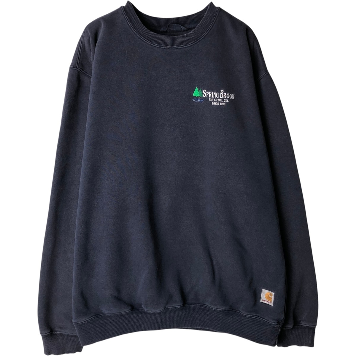 古着 00年代 カーハート Carhartt Spring Brook Ice & Fuel Co. アドバタイジング スウェットシャツ トレーナー メンズL相当/eaa633642