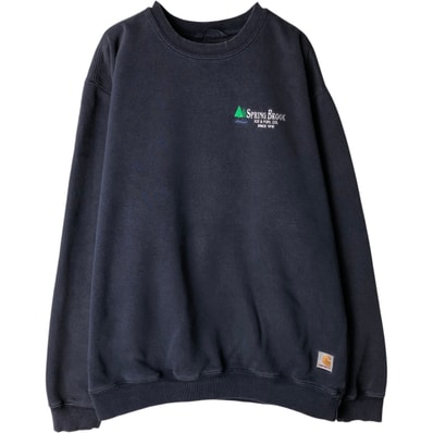 古着 00年代 カーハート Carhartt Spring Brook Ice & Fuel Co. アドバタイジング スウェットシャツ トレーナー メンズL相当/eaa633642