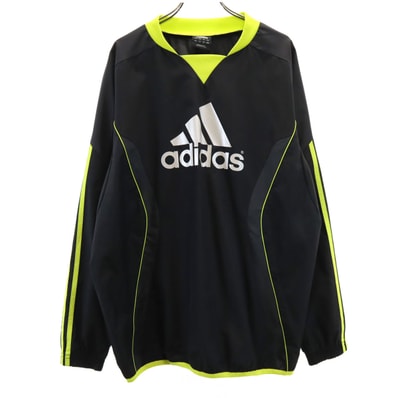 adidas アディダス 長袖 ピステ L チャコール プルオーバー