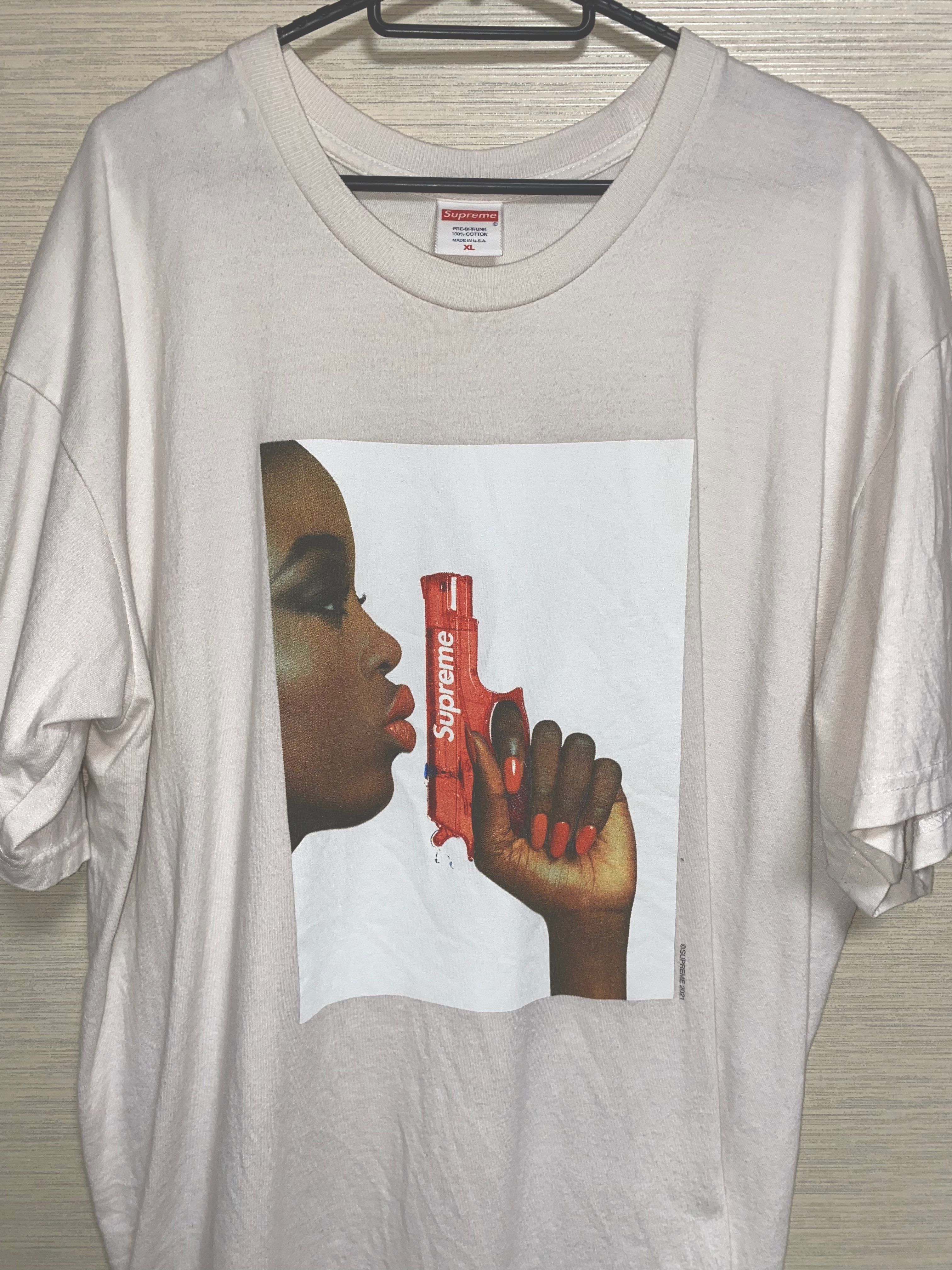 Supreme Water Pistol Tee "White"