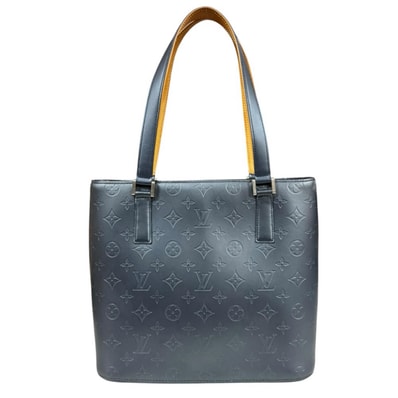 ルイヴィトン ストックトン モノグラムマット ショルダーバッグ モノグラムマット M55112 グレー レディース LOUIS VUITTON 中古