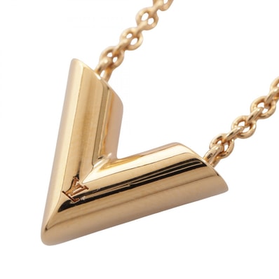 ルイ・ヴィトン LOUIS VUITTON エセンシャルV ネックレス ジュエリー GP(ゴールドメッキ) レディース ゴールド系 M61083 【中古】