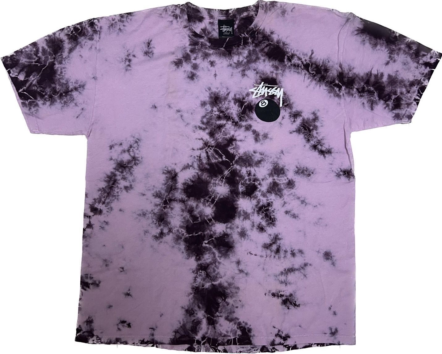 STUSSY 8-BALL TIE DYE PURPLE ステューシー 8ボール