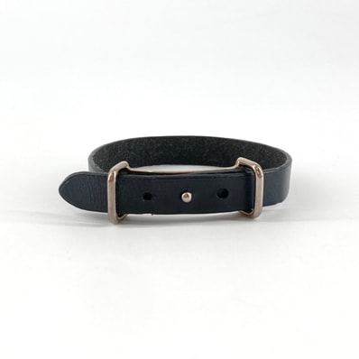 HERMES(エルメス) アピ2 レザー ブレスレット ブラック