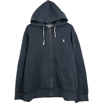 古着 ラルフローレン Ralph Lauren POLO by Ralph Lauren スウェットフルジップパーカー メンズXXL相当/eaa679716